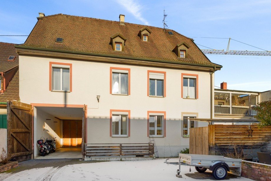 Ansicht R�ckseite - Wohnung im 1.OG Etagenwohnung Weil am Rhein
